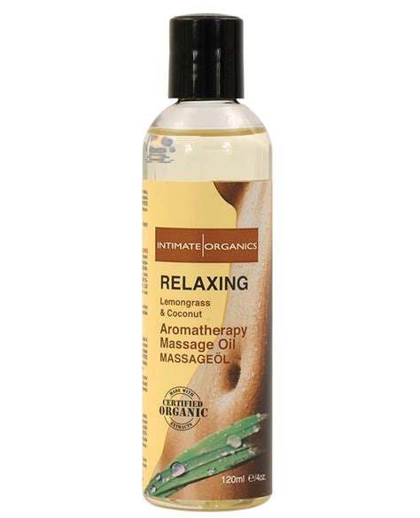 Organic Relaxing Massage Oil 4 Oz Coconut And By Intimate Organics