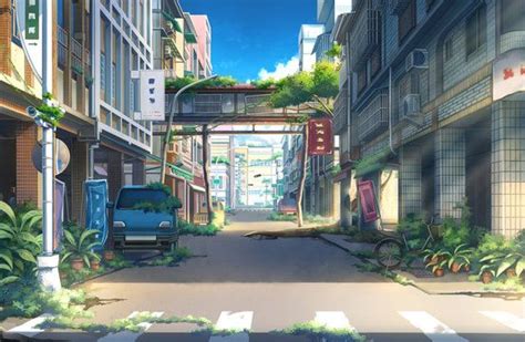 Pin By Super Z On Mis Videos Uwu Abandoned Town Anime Places Anime