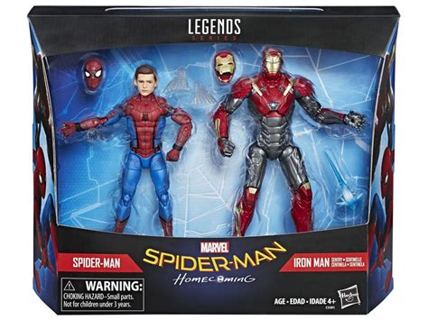 Hasbro Marvel Legends Homecoming Spider Man And Iron Man Sentry Two