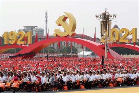 china celebrates centenary of communist party at tiananmen square thai pbs world the latest