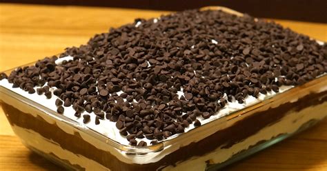 Mix in vanilla then fold in one container of whipped topping (8 ounces). How to Make Chocolate Lasagna - We're Calling Shenanigans