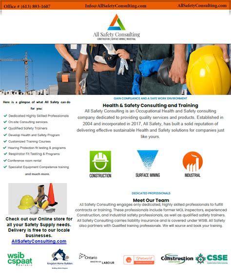 All Safety Consulting Kingston Home Builders Association
