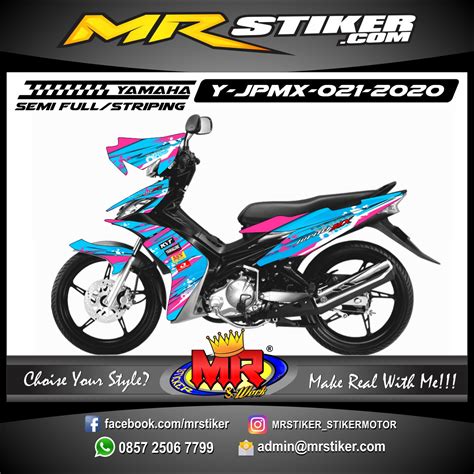 Check spelling or type a new query. Stiker motor decal Yamaha Jupiter MX Blue Pinky Grafis ...