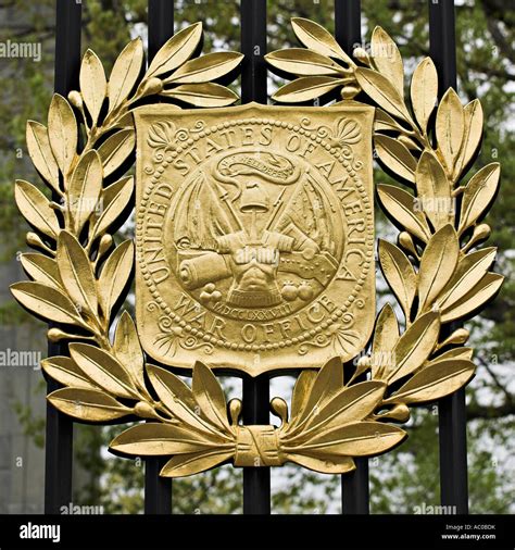 Seal Of The United States Of America War Office Stock Photo Alamy