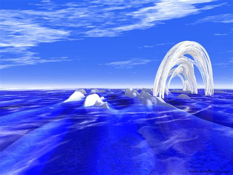 Desktop Background Blue Ice Cave 1600x1200 Resolution