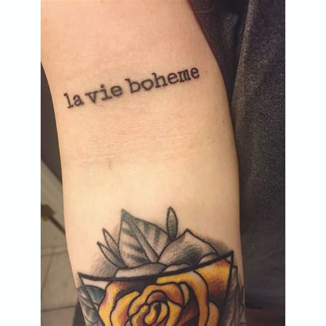 la-vie-bohème-small-type-writer-style-tattoo,-done-by-loren-at-three-fates-tattoo-pensacola,-fl