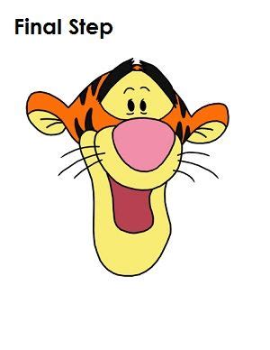 How To Draw Tigger Winnie The Pooh Drawing How To Draw Tigger