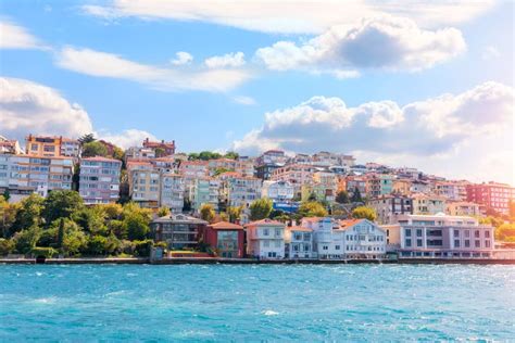 Istanbul Building On The Shore Of The Bosphorus Turkey Stock Image