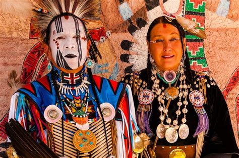 Zuni Man And Northern Cheyenne Woman Indian Pueblo Culture Center Albuquerque New Mex