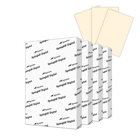 Springhill Colored Paper Heavy Paper Ivory Paper 2460lb 89gsm