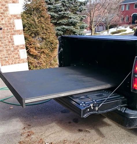 Tms aluminum tool box tote storage for truck pickup bed. DIY bed slide - Ford Truck Enthusiasts Forums | Truck bed ...