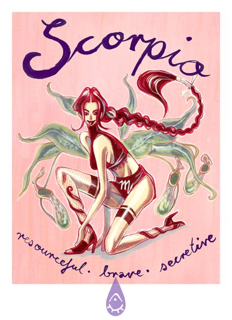 Pin By Stellarwise On Card／zodiac 1 3 Scorpio Girl Scorpio