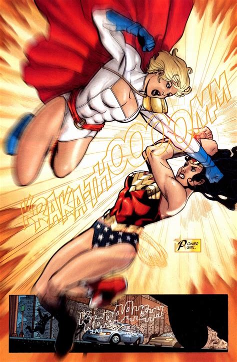Wonder Woman Vs Power Girl Arousing Grammar