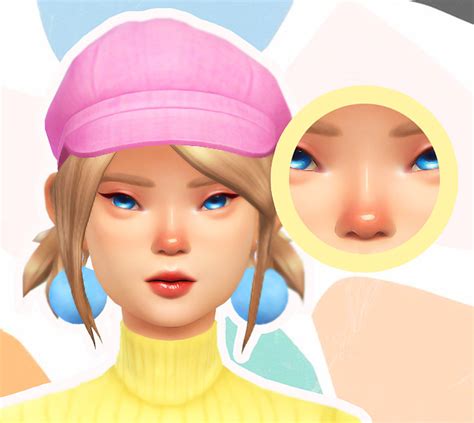 Best Sims 4 Nose Face Blush Cc Fandomspot Anentertainment