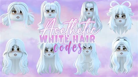 Roblox White Hair Codes Emk Youtube