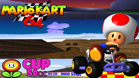 Mario Kart 64 1996 Grand Prix Walkthrough Part 2 Flower Cup