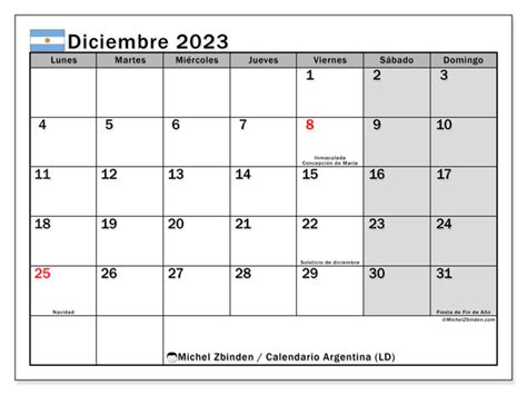 Calendario Diciembre De Para Imprimir Ld Michel Zbinden Ar