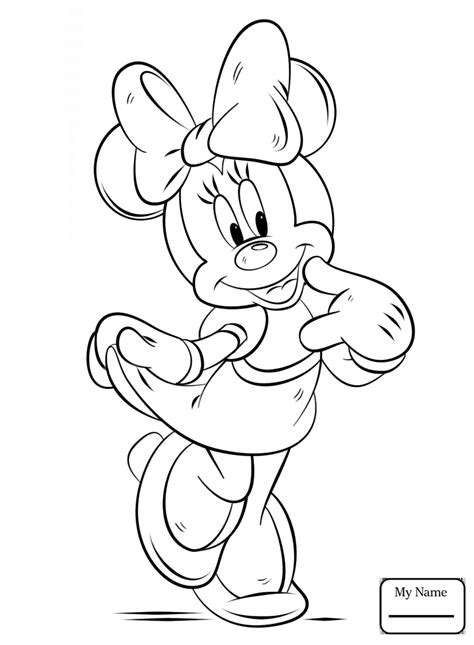 Minnie Mouse Con Polka Dot Bow Svg Archivo Descarga Inmediata Pdmrea