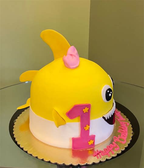 Baby Shark Shaped Cake Classy Girl Cupcakes