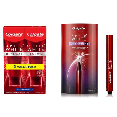 Colgate Optic White Overnight Teeth Whitening Pen And Optic White