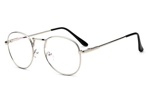 2017 D King Retro Clear Lens Metal Large Oversized Pretty Thin Women Men Glasses Frame Eyewear