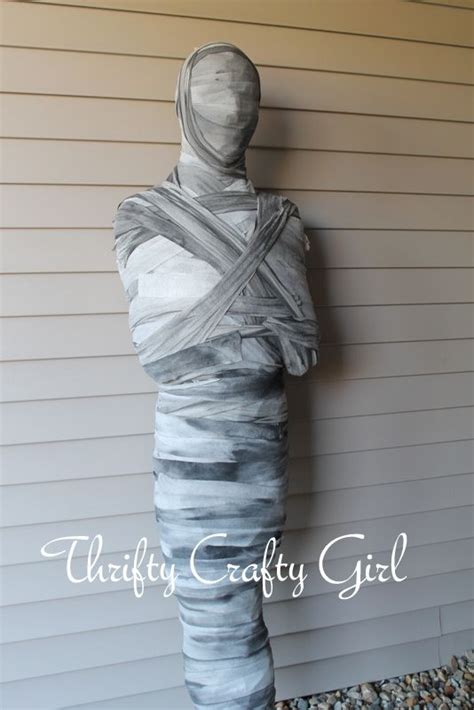 duct tape mummy diy halloween props egyptian halloween scary halloween
