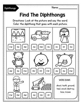 There are consonant digraphs and. Digraph Oi Worksheets - Ch Sh And Th Digraphs Esl ...
