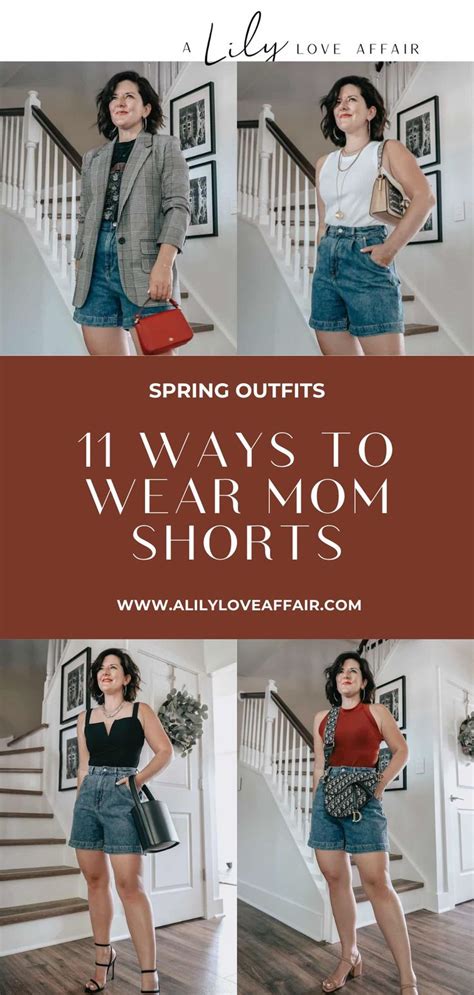 11 Ways To Style Mom Shorts Shorts Outfits Women High Waisted Shorts