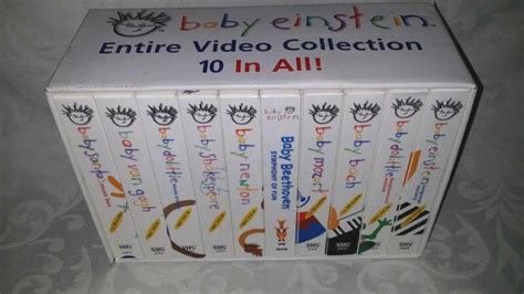 Amazon Com Baby Einstein Entire Video Collection Vhs Tapes In All My