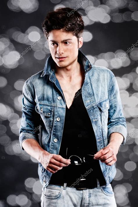 Fashion Shoot With Male Model — Stock Photo © Picterart 9504431