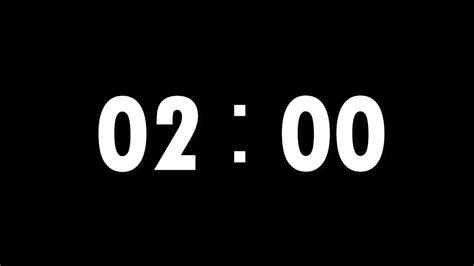 2 Minute Countdown Timer Youtube