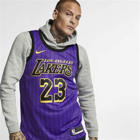 Men s cheap kobe bryant la lakers 24 jersey purple road from china. Nike LeBron James City Edition Swingman (Los Angeles ...