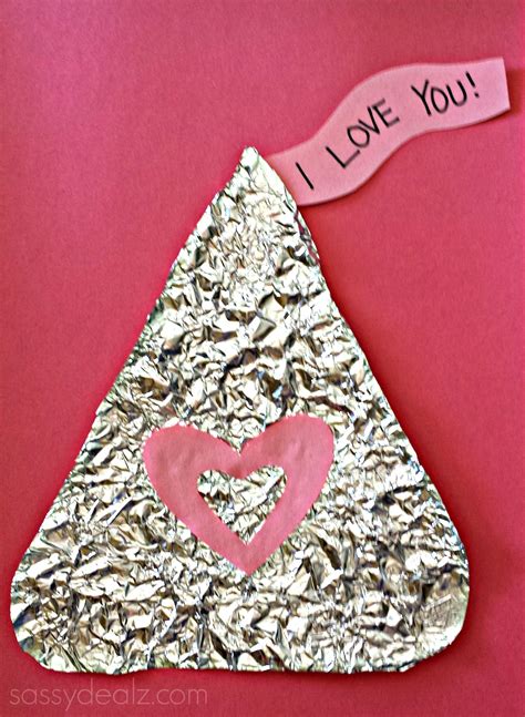 Hershey Kiss Craft For Kids Valentines Day Idea In 2024 Hershey