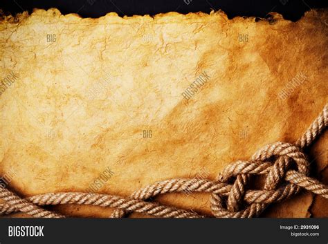 Rope On Old Paper Image And Photo Free Trial Bigstock