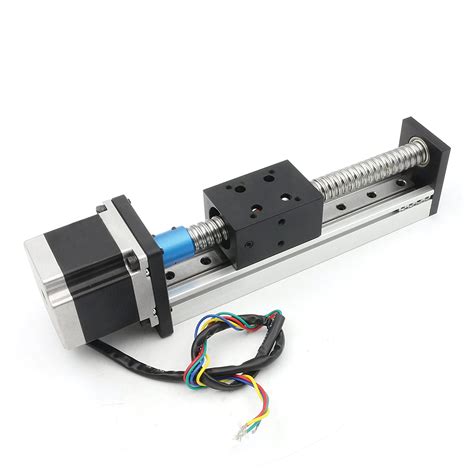 500mm Length Travel Linear Stage Actuator With Square Linear Rails