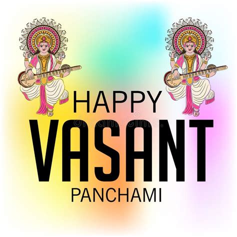 Vasant Panchami Stock Illustration Illustration Of Card 84151817