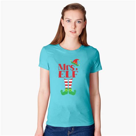 Mrs Elf Womens T Shirt Customon