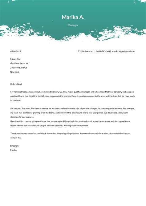 Executive Administrative Assistant Cover Letter Sample