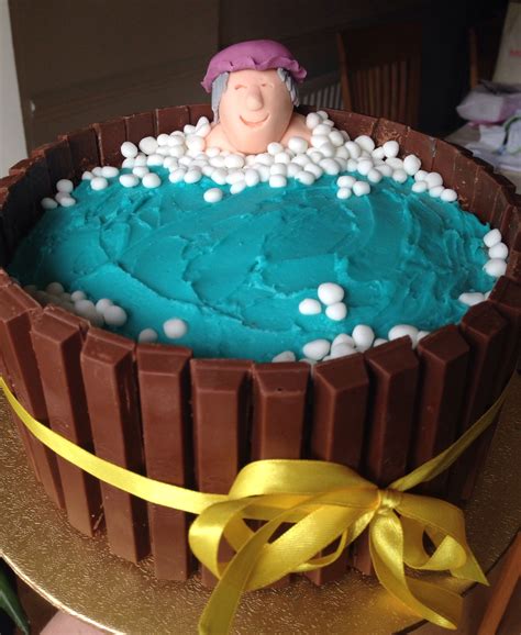 Hot Tub Bubble Bath Cake For My Mother In Laws Birthday