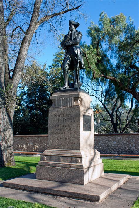Matthew Flinders Statue North Terrace Adelaide South Au Flickr