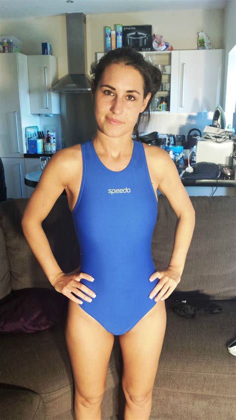 Jess Swimsuit Swimming Costume Spandex Lycra Speedo Hydrasuit Shiny Dvd