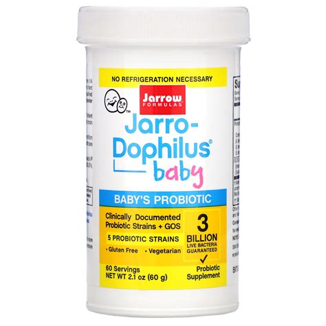 Jarrow Formulas Jarro Dophilus Baby Baby S Probiotic Months Years Billion Live