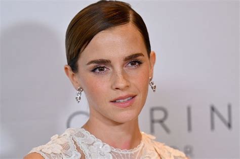 Emma Watson Wore A Light Blue Dress That Looks Like Its Magically Floating And Everyone Is