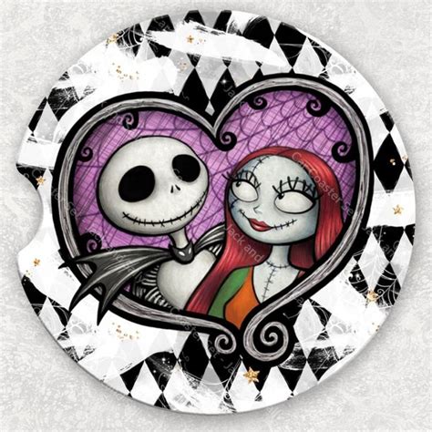 Car Coaster Set Jack And Sally Western Stylin Car Coasters Jack