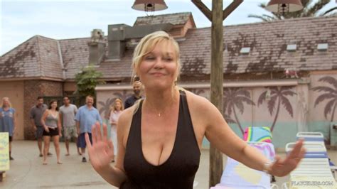 Kirsten Dunst Deep Cleavage And Sexy In On Becoming A God In Central