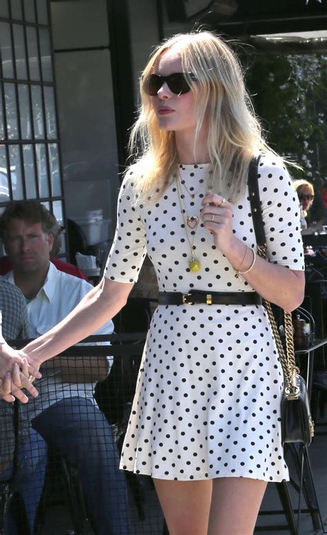 June 2012 Kate Bosworth In Asos Skater Dress In Spot Print