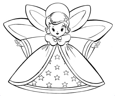 15 Cool Christmas Angel Coloring Pages Photos in 2020 | Free christmas