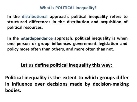 Political Inequality And The 2012 Us Presidential Elections