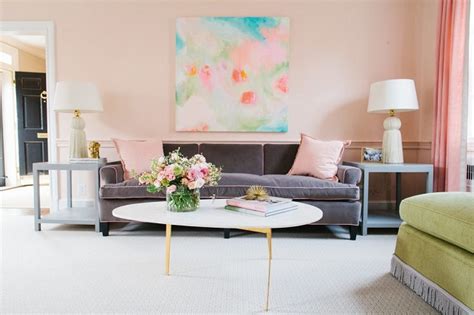 desain ruang makan warna pink terbaik  minimalis