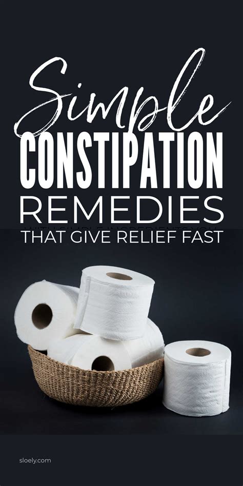 quick constipation relief naturally